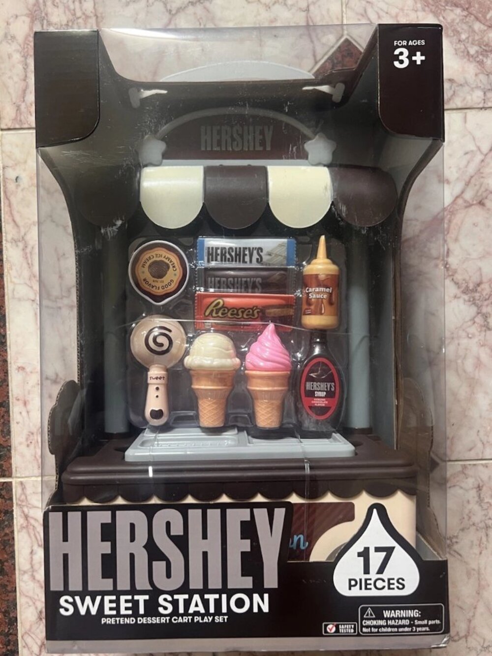 NEW Hershey Sweet Station Ice Cream Shop For 18” Doll Playset